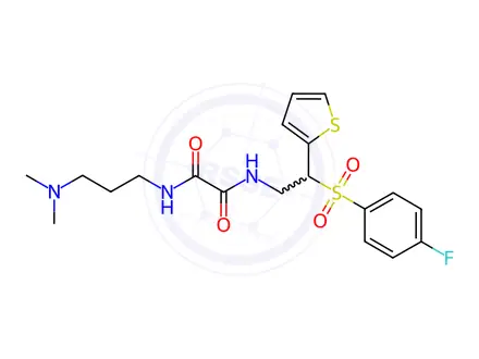 Chemical structure of Ethanol, 2-[[4-[2-(2,6-dichloro-4-nitrophenyl)diazenyl]phenyl](3,3,3-trifluoropropyl)amino]-