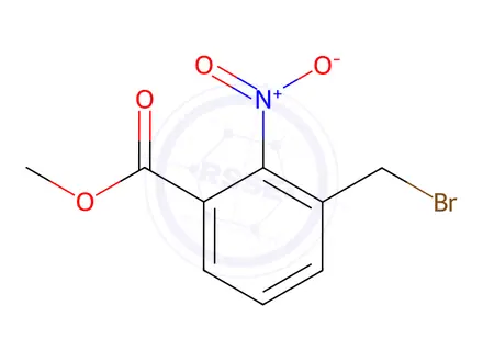 Chemical structure of Methyl 3-(bromomethyl)-2-nitrobenzoate