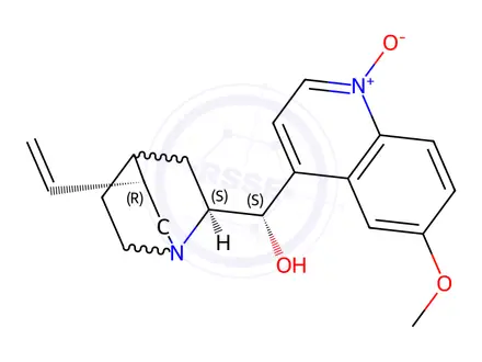 Chemical structure of Quinidine 1’-Oxide