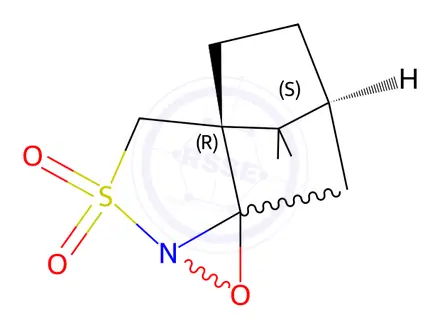Chemical structure of (1R)-(-)-(10-Camphorsulfonyl)oxaziridine