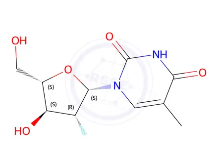 Chemical structure of Clevudine