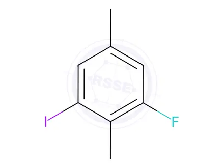 Chemical structure of Benzene, 1-fluoro-3-iodo-2,5-dimethyl-