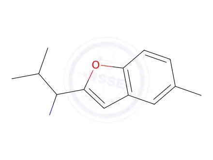Chemical structure of 2-Methyl-1-(5-methylbenzofuran-2-yl)propan-1-amine