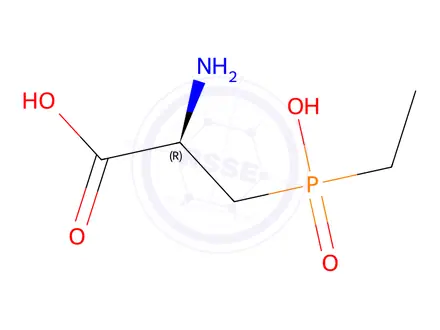 Chemical structure of 2-Amino-3-(ethyl(hydroxy)phosphoryl)propanoic acid