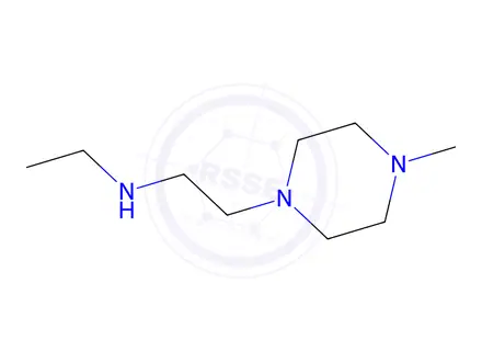 Chemical structure of N-Ethyl-2-(4-methyl-1-piperazinyl)ethanamine trihydrochloride