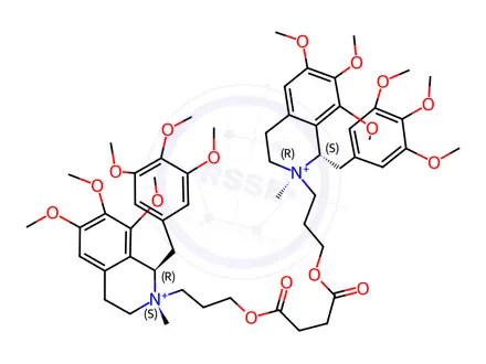 Chemical structure of Doxacurium Chloride