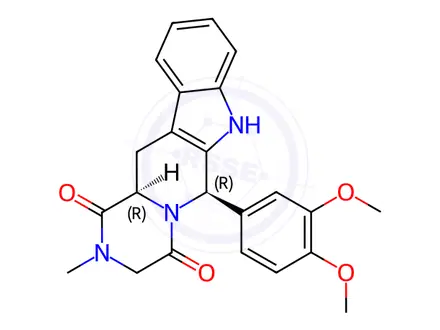 Chemical structure of Tadalafil Dimethoxy Impurity