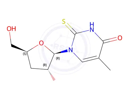 Chemical structure of 3'-Deoxy-methyl-2-thiouridine