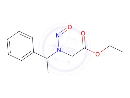 Chemical structure of Ethyl N-Nitroso-N-(1-phenylethyl)glycinate