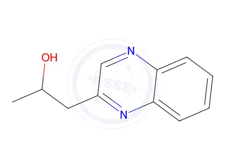 Chemical structure of 1-(Quinoxalin-2-yl)propan-2-ol