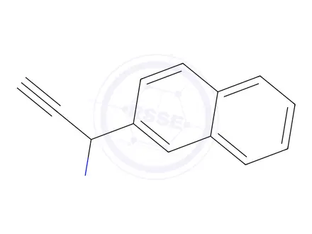 Chemical structure of 1-(Naphthalen-2-yl)prop-2-yn-1-amine