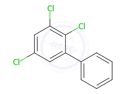 Chemical structure of 2,3,5-Trichlorobiphenyl