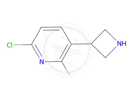 Chemical structure of 3-(Azetidin-3-yl)-2,6-dichloropyridine