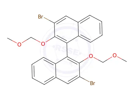 Chemical structure of (S)-3,3'-Dibromo-2,2'-bis(meth