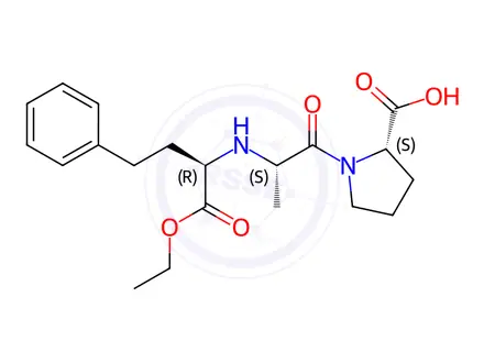 Chemical structure of Enalapril EP Impurity A