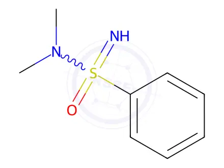 Chemical structure of N,N-dimethylbenzenesulfonoimidamide