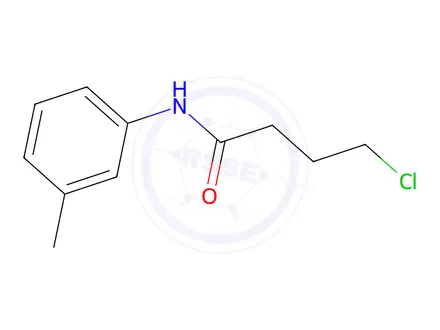 Chemical structure of 4-chloro-N-(3-methylphenyl)butanamide