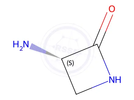 Chemical structure of (3S)-3-aminoazetidin-2-one hydrochloride