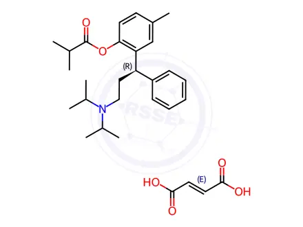 Chemical structure of Deoxyfesoterodine Fumarate