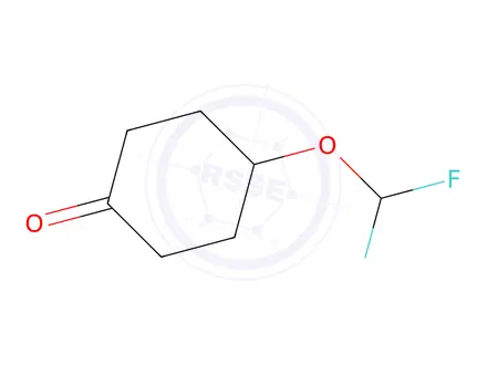 Chemical structure of 4-(Difluoromethoxy)cyclohexan-1-one