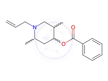 Chemical structure of rhinocaine