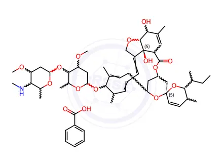 Chemical structure of Emamectin B1 Benzoate