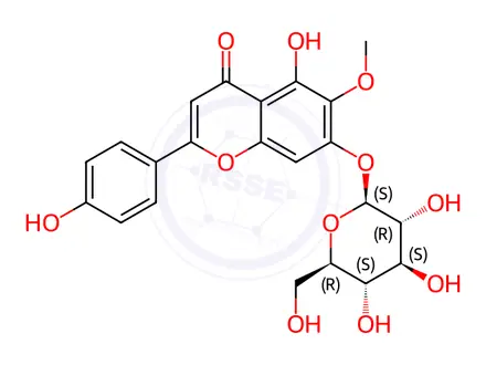 Chemical structure of Homoplantaginin