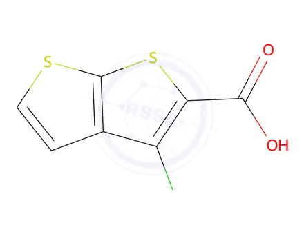 Chemical structure of 3-chlorothieno[2,3-b]thiophene-2-carboxylic Acid