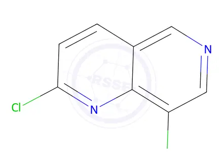 Chemical structure of 2,8-Dichloro-1,6-naphthyridine