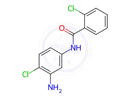 Chemical structure of N-(3-Amino-4-chlorophenyl)-2-chlorobenzamide