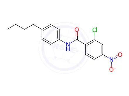 Chemical structure of N-(4-Butylphenyl)-2-chloro-4-nitrobenzamide
