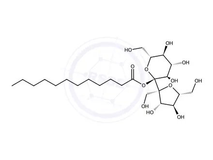 Chemical structure of Sucrose Impurity 19 (Sucrose Laurate) (Sucrose,Monolaurate)