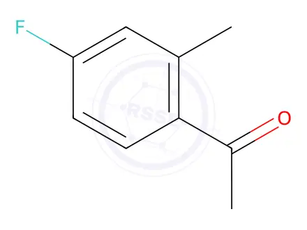 Chemical structure of 4'-Fluoro-2'-methylacetophenone