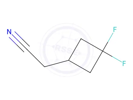 Chemical structure of 2-(3,3-difluorocyclobutyl)acetonitrile