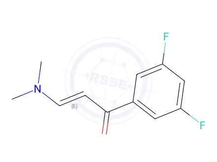 Chemical structure of 1-(3,5-difluorophenyl)-3-(dimethylamino)prop-2-en-1-one