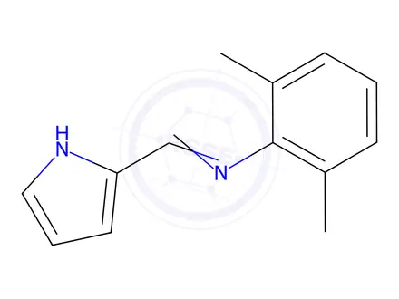 Chemical structure of N-((1H-Pyrrol-2-yl)methylene)-2,6-dimethylaniline