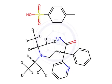 Chemical structure of Disopyramide-d14 Tosylate Salt