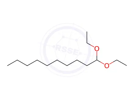 Chemical structure of 1,1-diethoxydecane