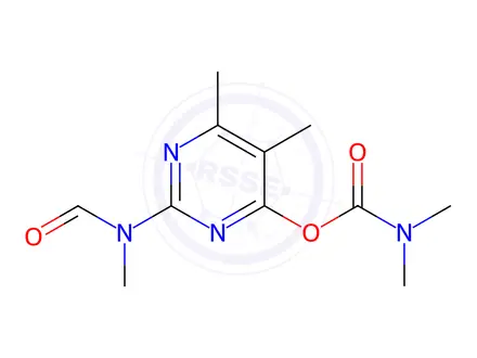 Chemical structure of Pirimicarb-desmethyl-formamido