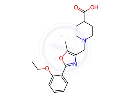 Chemical structure of 1-{[2-(2-Ethoxyphenyl)-5-methyl-1,3-oxazol-4-yl]-methyl}piperidine-4-carboxylic acid