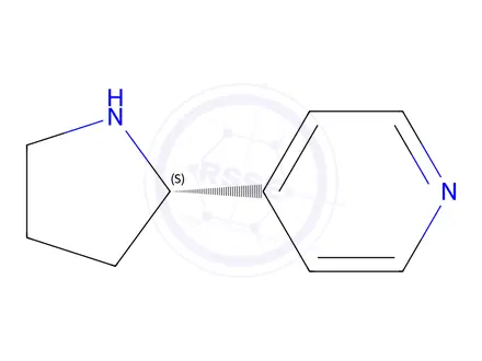 Chemical structure of (S)-4-(Pyrrolidin-2-yl)pyridine