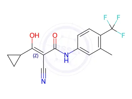 Chemical structure of Laflunimus