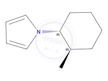 Chemical structure of 1-((1R,2R)-2-Methylcyclohexyl)-1H-pyrrole