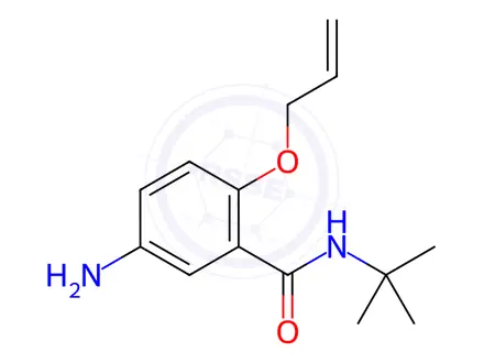 Chemical structure of 2-(Allyloxy)-5-amino-N-tert-butylbenzamide