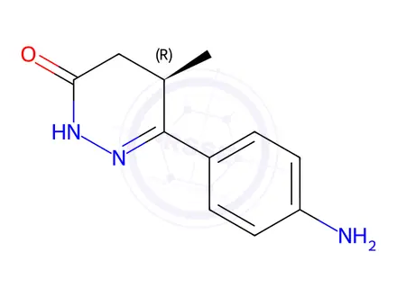 Chemical structure of Levosimendan Impurity 143