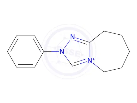 Chemical structure of 2-(O-tolyl)-6,7,8,9-tetrahydro-5H-[1,2,4]triazolo[4,3-a]azepin-2-ium