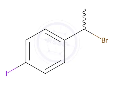 Chemical structure of 1-(1-Bromoethyl)-4-iodobenzene