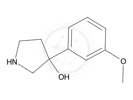 Chemical structure of 3-(3-Methoxyphenyl)pyrrolidin-3-ol