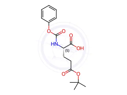 Chemical structure of N-α-Phenoxycarbonyl-L-glutamic acid γ-t-butyl ester