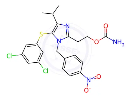 Chemical structure of Capravirine Impurity 72